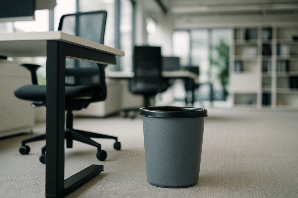 Poubelles tri en entreprise
